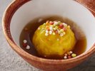 【土地の恵み会席】秋(2026年9月〜11月)蓋物 南京饅頭鼈甲餡かけ