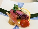 鳥取和牛低温ロースト 〜和風ソース〜
