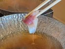 ご当地メニュー〇陸さばのしゃぶしゃぶ