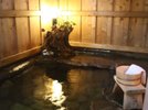 旅の疲れ・・・日々の疲れをゆっくり癒して下さい♪♪滞在中は何度でも御利用頂ける貸切岩風呂です