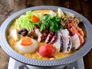 【淡路島の濃厚ウニ鍋】魚介派のお客様には一番におすすめしたいメニュー