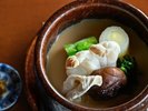 大分産河豚を豆乳味噌仕立てで。心温まる滋味深い椀物。