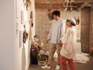 エントランススペースでは、月替りのギャラリーを開催