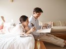 部屋でゆったり
