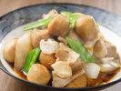 <いわて秋の味覚フェア>早池峰三元豚と里芋の豚すき煮