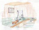 33号室専用かけ流し風呂