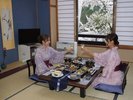 お部屋食でゆったり贅沢ごはん