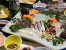 【旬のお造り一例】新鮮食材満載♪島だから旨いんです☆