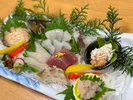日によって内容が異なるお造り