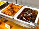 チキンチーズ巻き、麻婆茄子