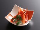 茹で紅ズワイガニ(1/4杯)