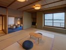 ■【湖畔側・角部屋】スタンダード和室<15畳>