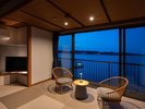 ■【湖畔側・角部屋】2024年モダン和室<15畳>