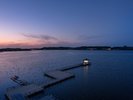 湖畔側の客室からは、湖が一望できます。