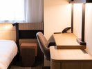【EXセミダブル】15u / ベッド幅140pビジネス利用にも便利なシンプルなデスク