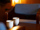 【滞在イメージ】お茶セットをご用意しております。景色を眺めながらホッと一息。
