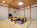 【和室(3〜4名様)一例】ご家族やお仲間同士でゆっくりお過ごしください。