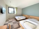 スタンダードツインルーム(21〜25u)全28室 ソファーベッド対応で1室3名定員も可能です。
