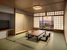 【本館 金泉ビューバス付】プレミアム和室4名定員(庭園側)