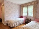 Room206 花とイギリスがテーマの花柄のコーディネートが可愛らしいお部屋。