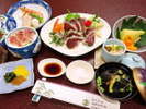 【お食事】夕食/高知名物!鰹のタタキ御膳※一例
