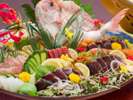 【お食事】夕食/南国土佐の郷土料理『皿鉢(さわち)料理』※一例
