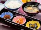 【お食事】朝食/栄養満点朝食をお召し上がりください!