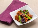 【朝食 | 秋メニュー】秋茄子と厚揚げの味噌炒め(ビーガン)※画像はイメージです