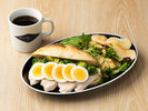 ◆【宿泊者限定】朝食サンドウィッチセット(チップス・サラダ・ドリンク付)チキンブレスト ニース風◆