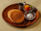 朝食メニュー例:キッズパンケーキ