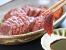 #馬刺し 会津ならではの郷土の味、上質な馬刺しを堪能。