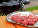 #夏季限定BBQプラン 主役には、美しいサシの入った上質なお肉をたっぷりとご用意しております♪