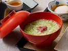 【京朝食】冷やし抹茶粥
