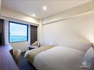 モデレートダブルルーム<21.5u/セミセパレート>154pベッド