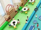 宿泊者専用キッズパーク「ウミエール」(有料施設)アトリエエリア/創造のゾーン(イメージパース)