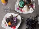 秋の味覚が妖しくも華やかなスイーツへと姿を変え、ハロウィーンナイトのパーティーを彩ります♪