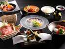 【甲州牛会席】山梨県のブランド牛「甲州牛」を使用した、肉食系必見のお食事です。