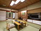 特別室 「山峡-やまあい」12畳+ツインベッドルーム+高野槙風呂