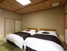 特別室 「山峡-やまあい」12畳+ツインベッドルーム+高野槙風呂
