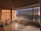 貸切温泉風呂 ゆるり(有料) 脱衣場が広めでゆったりお使いいただけます