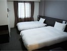 【ツインルーム 】2ベッド(120cm×195cm)【広さ21.6�u】