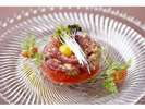 Hors-d'oeuvre「甲州馬刺しのタルタル風」