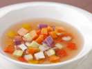 Potage「地元野菜のコンソメスープ」