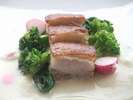 富士ヶ峰ポークを使った一品!油も甘い上質な豚肉です。