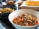 福岡の郷土料理「がめ煮」(朝食料理一例)