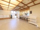 【温泉大浴場】広々とした脱衣所