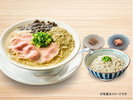■牡蠣塩ラーメン朝食セットA牡蠣塩ラーメン+しらす丼+小鉢2点