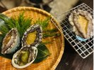 常磐もの新鮮アワビの踊り食い。