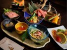 旬の食材を使いその日限りの田舎懐石料理