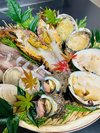 新鮮な海産物を囲炉裏で楽しむ、海鮮浜焼きプラン。